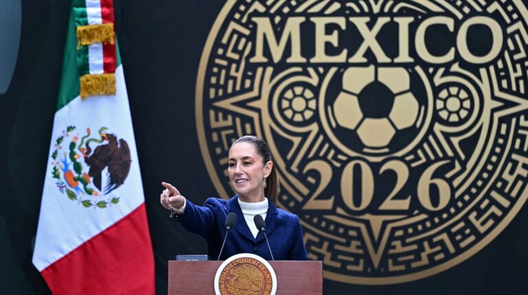 la-presidenta-mexicana-claudia-sheinbaum-presento-el-plan-de-organizacion-de-la-copa-mundial-de-la-f